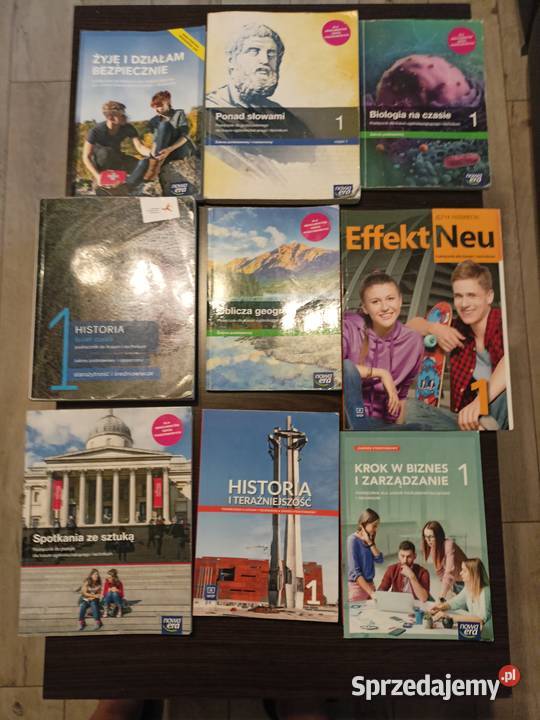 Podręczniki do kl1 LO sprzedam