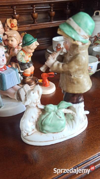 Grafental Figurka chłopca grającego na flecie pomorskie Gdańsk