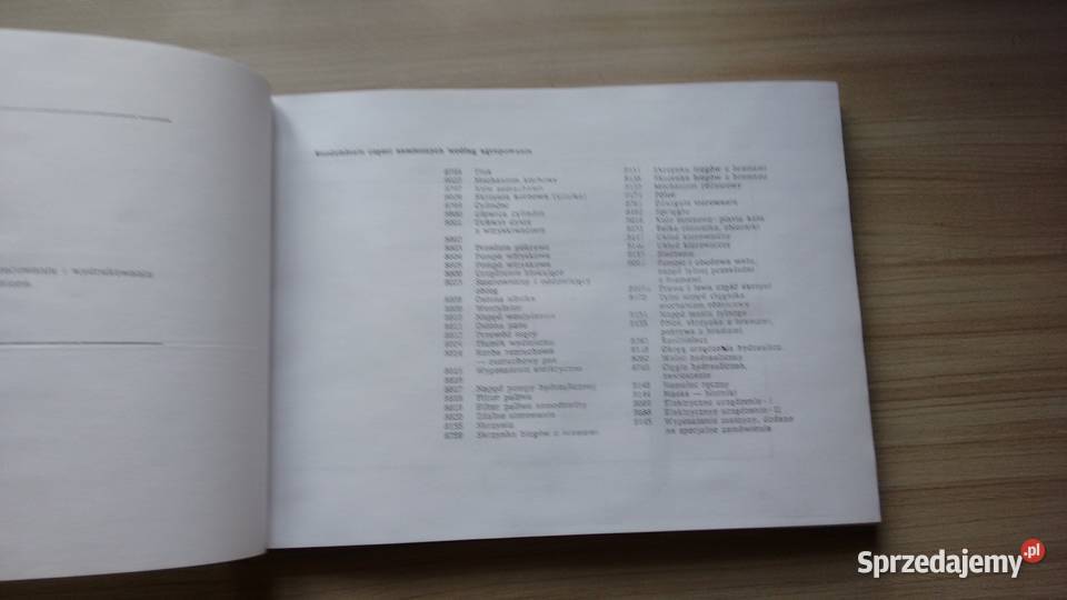 Katalog części Tz4k14 Stalowa Wola