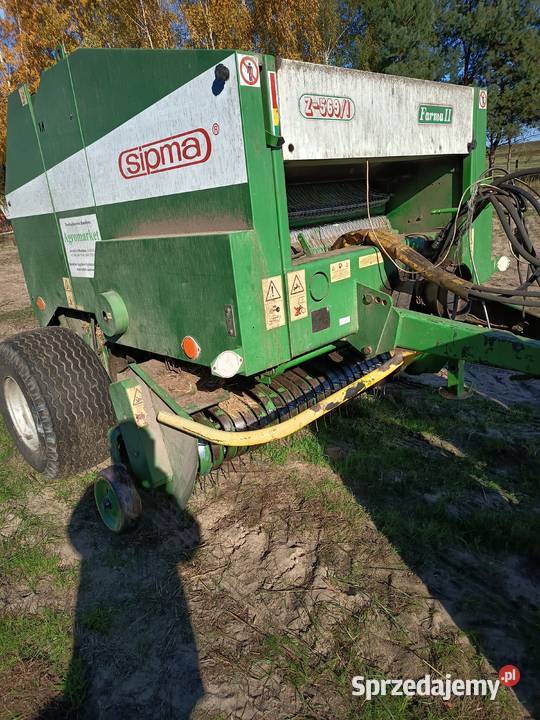 Prasa rolująca rolka sipma belująca