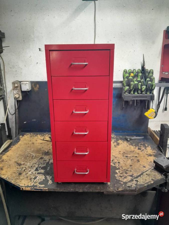Szafka warsztatowa biurowa metalowa 6 szuflad wielkopolskie Krotoszyn