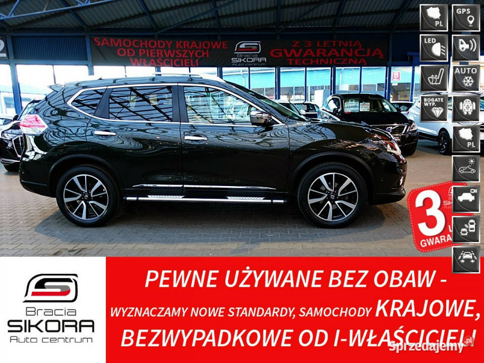 Nissan X-Trail EL.Dach+Skóra+NAVI+Kamery 360st MOC:163KM 3Lata GWARANCJA K…