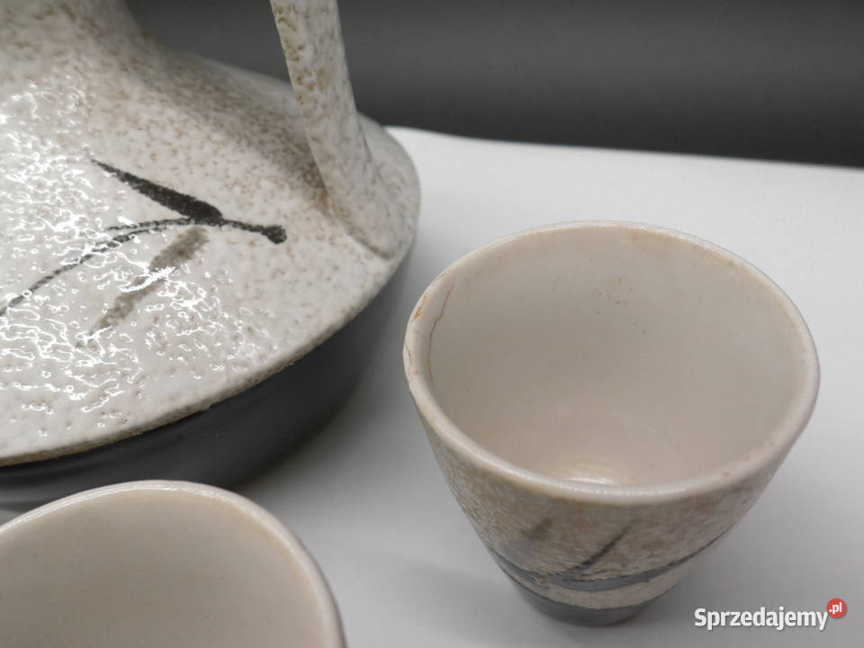 Ceramiczny Zestaw do Sake z Motywem Bambusa 7 wielkopolskie Raszków