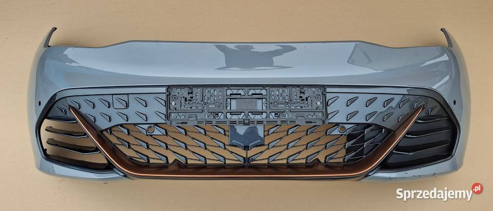 SEAT CUPRA BORN ZDERZAK PRZÓD PRZEDNI KRATKA PDC Bieleń