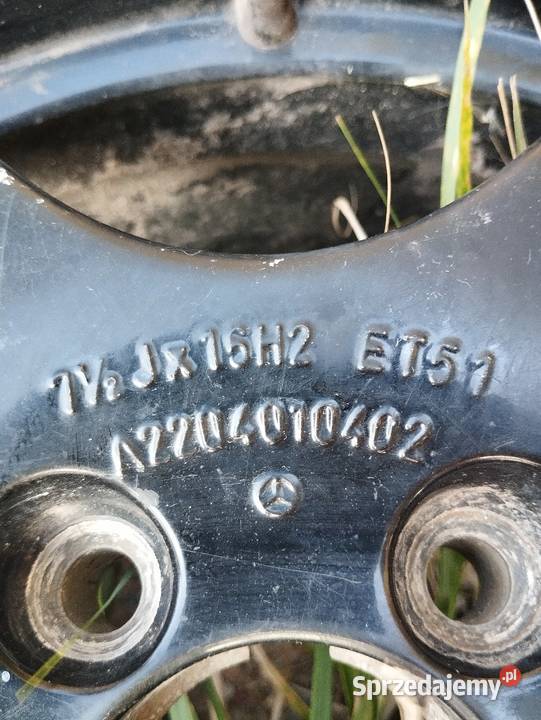 Koło zapasowe Alufelga R16 Mercedes