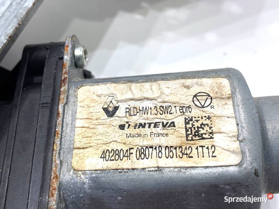 PODNOŚNIK SZYBY LEWY TYŁ RENAULT GRAND SCENIC IV osobowe