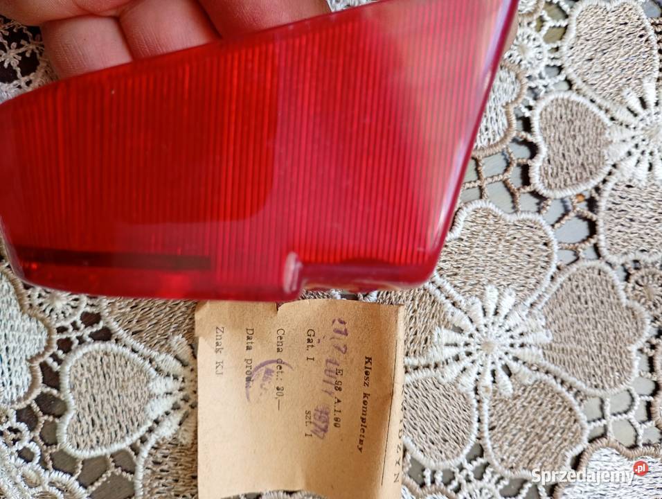 Klosz lampy tylnej Komar ryś żak nowy w orginale podkarpackie Majdan Królewski