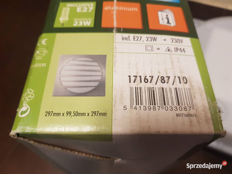 Kinkiet na ścianę elewację zewnętrzny MASSIVE Warszawa