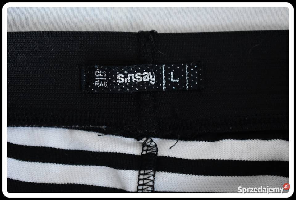 Spódnica w paski na gumce SINSAY 40 L Płock sprzedam