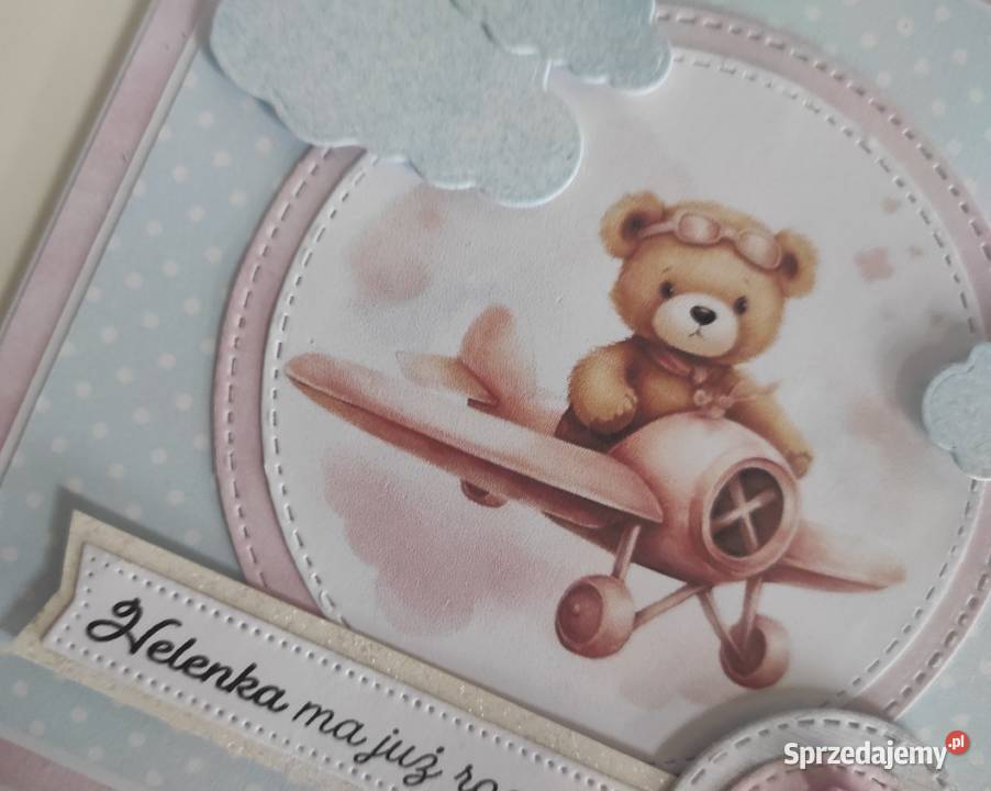 Kartka ręcznie robiona personalizowana urodziny Łódź