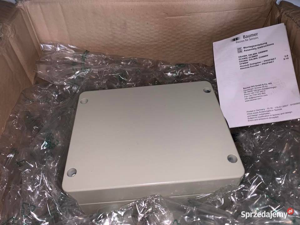 Baumer Industrial encoder absolute GK401P20 Warszawa sprzedam
