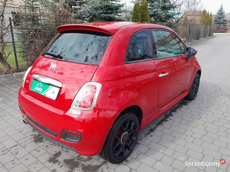 FIAT 500S wersja SPORT 1242 BENZYNA PRZEBIEG 132 benzyna
