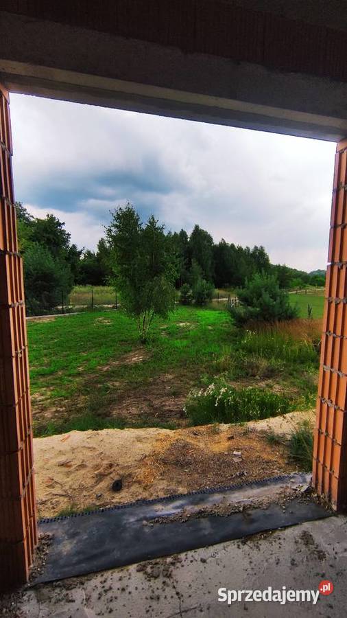 Dom parterowy w stanie surowym otwartym 91 m parterowy śląskie