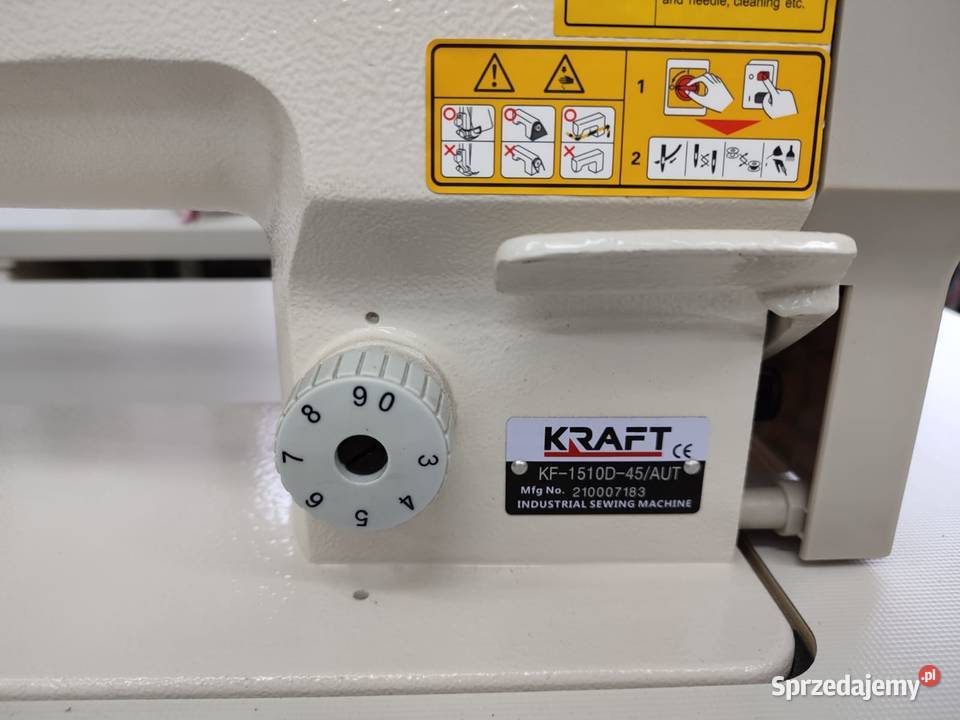 Stębnówka AUTO KRAFFT KF1510D45 1 igł potrójny Produkcja Kutno
