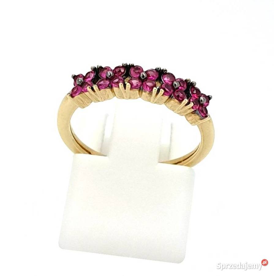 Pierścionek r11 Złoty pr333 Obrączkowy korona z Pierścionki Poznań sprzedam