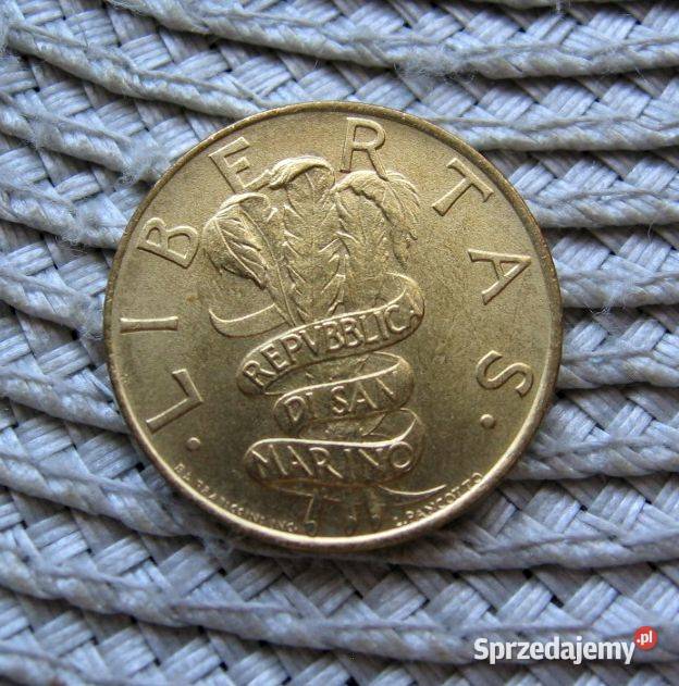 San Marino 200 Lirów 1995r Ładna Kalisz