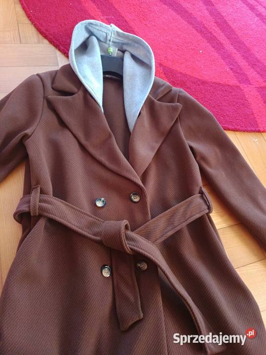 Sprzedam płaszcz czekoladowy nowy Radzyń Podlaski