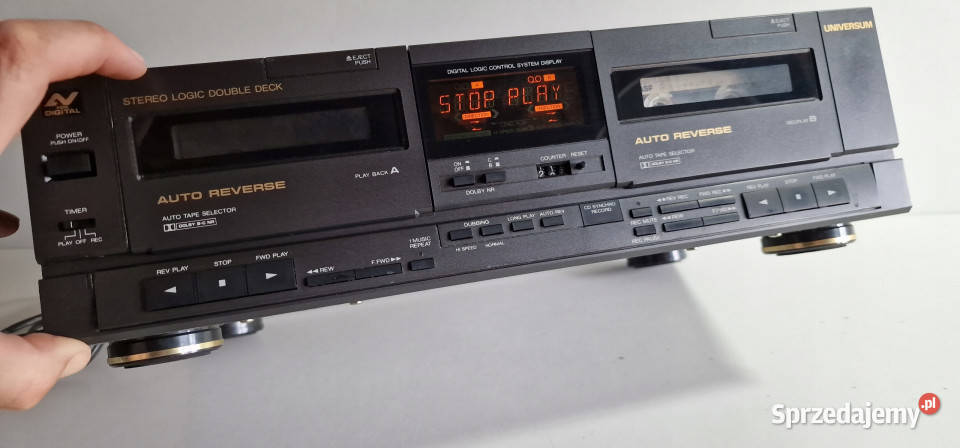 Magnetofon Universum C46011 Stereo Cassette Deck Międzychód
