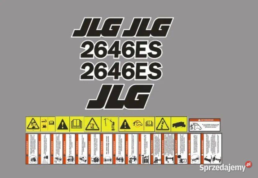 Naklejki oklejenie zwyżka JLG KAŻDY MODEL Janików