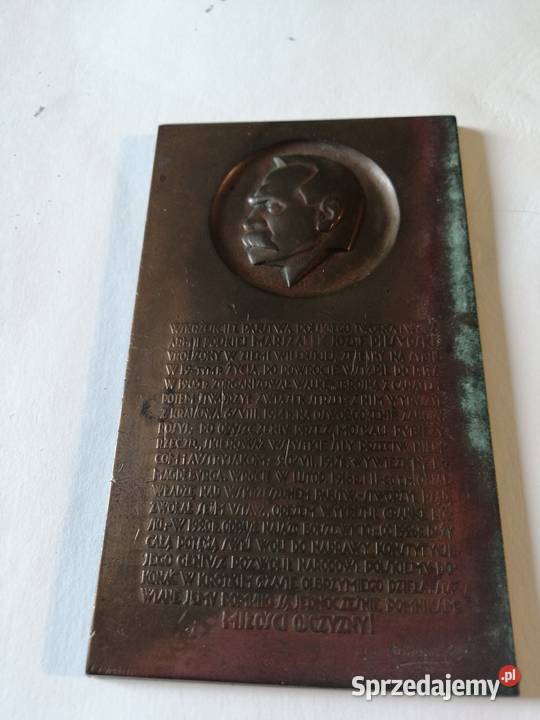 PLAKIETA J PIŁSUDSKI 1931r Rzeszów