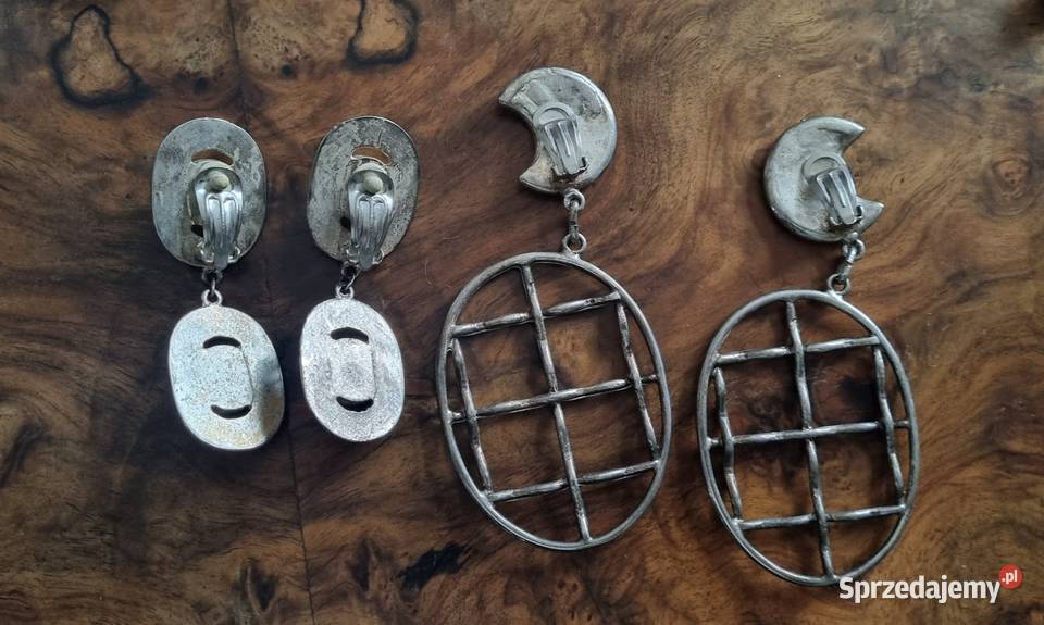 Klipsy w kolorze srebrnym lubuskie Zielona Góra