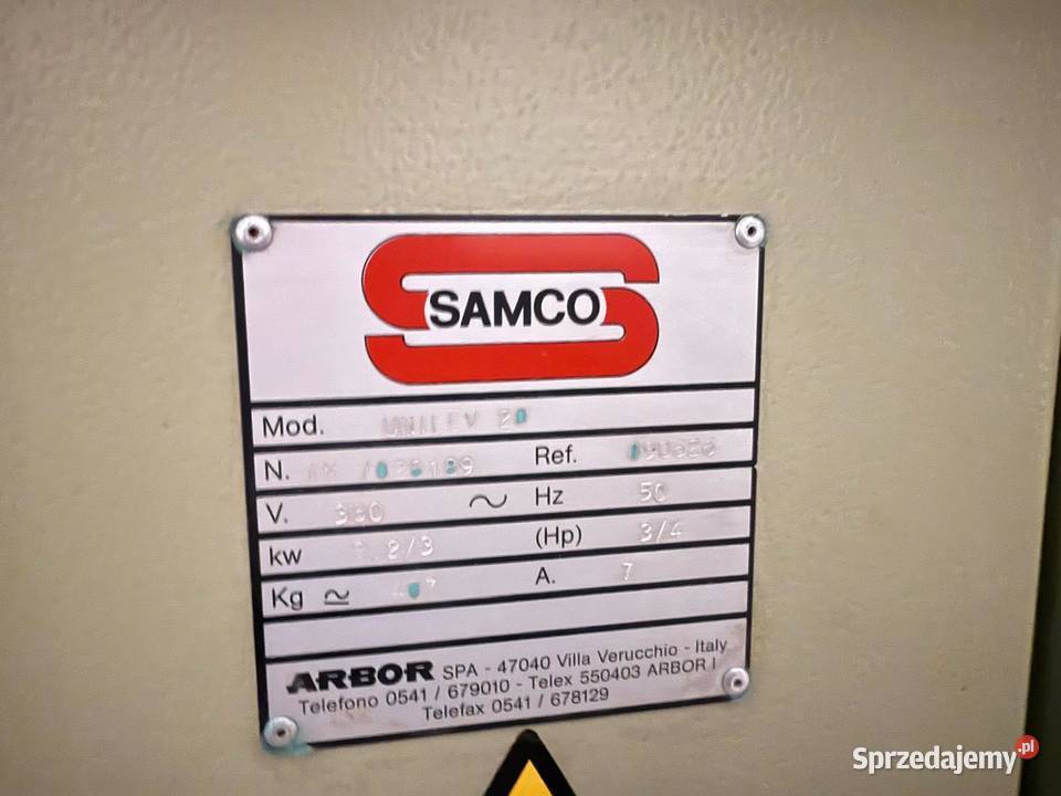 Szlifierka krawędziowa Samco Unilev 200 Produkcja Juszczyn