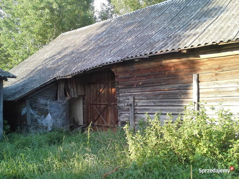 stodołę z bala sosnowego do rozbiórki