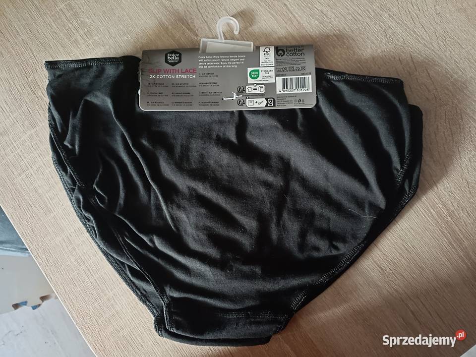Dolce bella Majtki z koronką slip bawełna L 4446 Kwidzyn