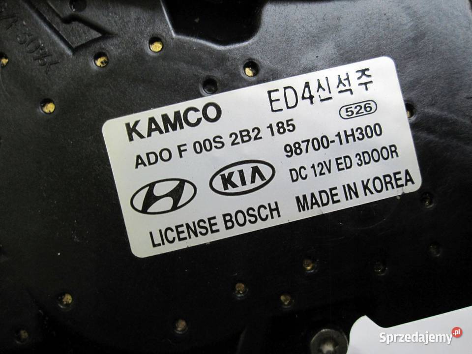 KIA PRO CEED I 10r silniczek wycieraczek tył Silniki wycieraczek