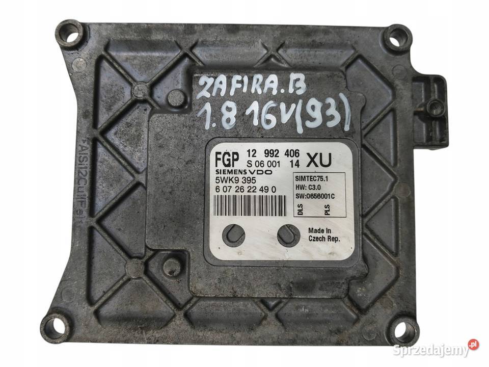 STEROWNIK SILNIKA ECU Opel Astra H Zafira B 18 Motoryzacja Chełm