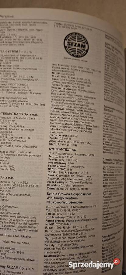 Pierwsze wydanie Duże i Średnie Przedsiębiorstwa Łęczyca sprzedam