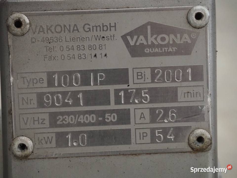 Masownica Próżniowa VACONA 100ltr Krotoszyn