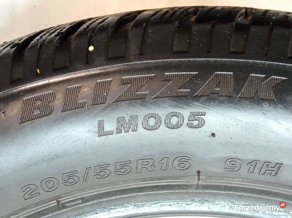 4x OPONA ZIMOWA BRIDGESTONE BLIZZAK 20555R16 16cale