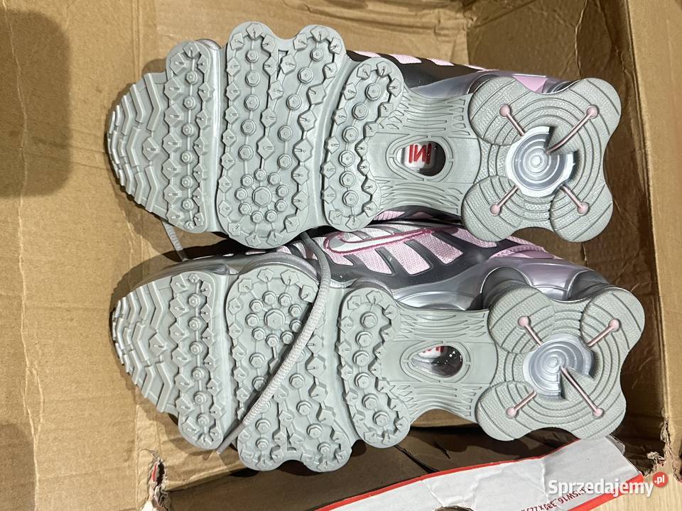 Buty Nike snekersy rozowe szare biale shox tl Zabrze