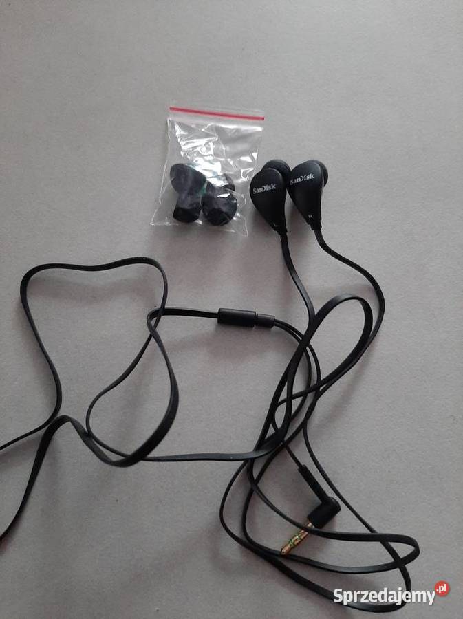 Słuchawki dousznekolor czarnyNowe Wrocław
