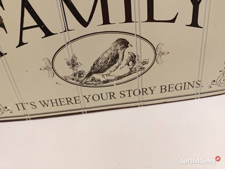 Szyld blacha Family metalowa zawieszka Zamość