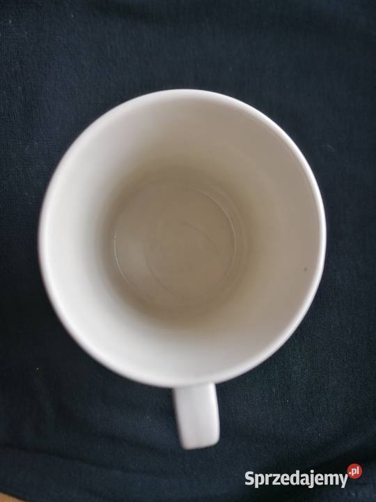 Kubekgarnuszek ceramiczny z uchem i jednym Łódź