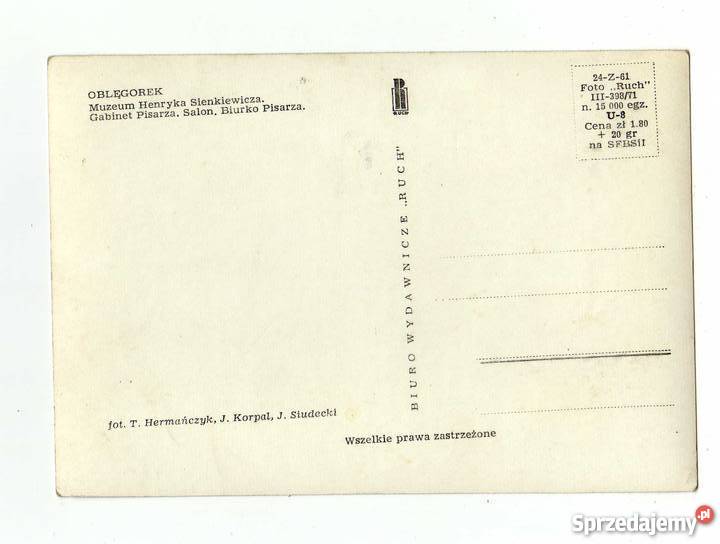 OBLĘGOREK POCZTÓWKA CZARNO BIAŁA WIELOWIDOKOWA 1 Krynki