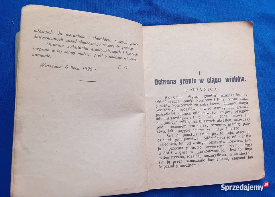 Feliks Olac Służba Ochrony Granic Według Rudolfa Koźminek