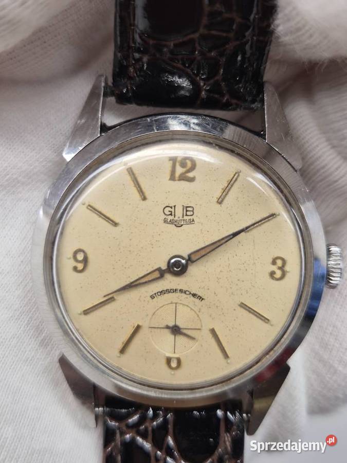 Męski zegarek vintage GUB Glashtte Chorzów