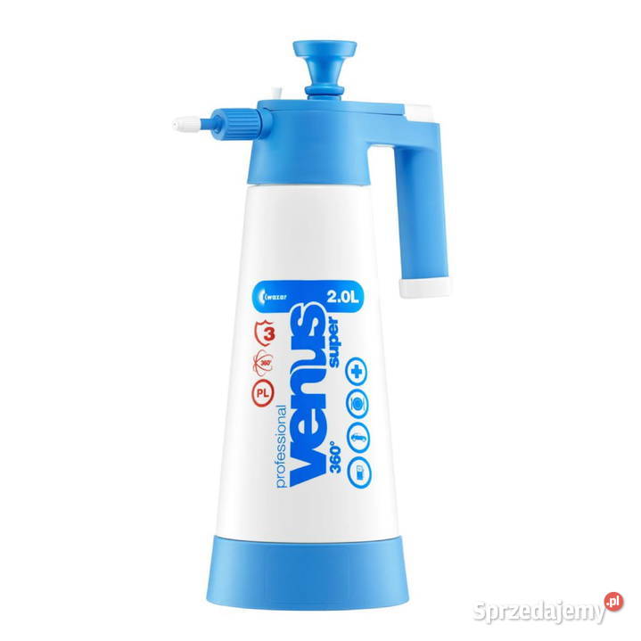 Opryskiwacz ciśnieniowy z obrotową końcówką 2L
