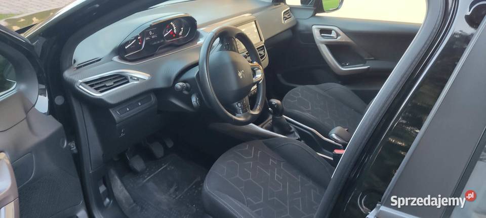 Peugeot 2008 16 Bezwypadkowy 2 Właściciel Czarny małopolskie Łąkta Górna