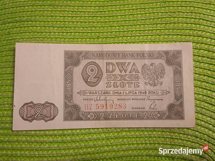 banknot polski 2 z 1948r Łomża