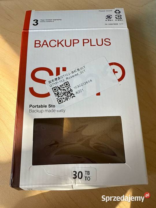 Dysk twardy 30TB szybki zewnętrzny Świdnica sprzedam