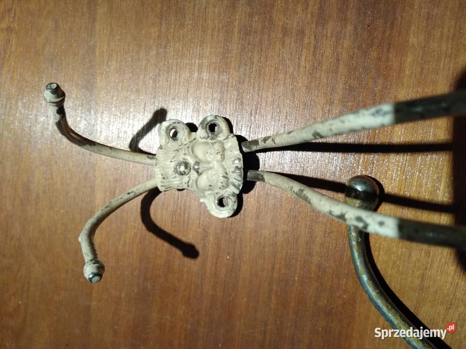 Stare wieszaki haczyki zestaw 4 sztuki retro Dąbrowa Górnicza sprzedam