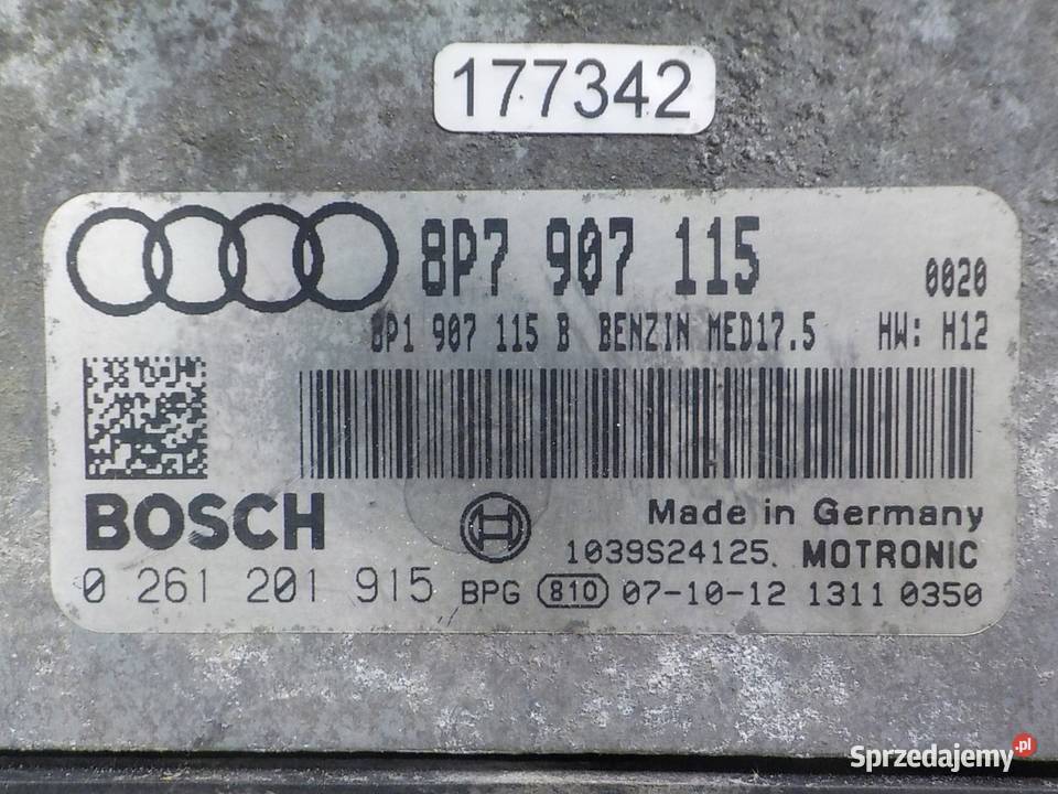 AUDI A3 8P II 18 B 07r HB sterownik komputer Suków