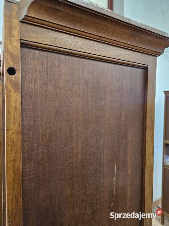 Wąska szafka witrynka słupek secesja Nowy Sącz