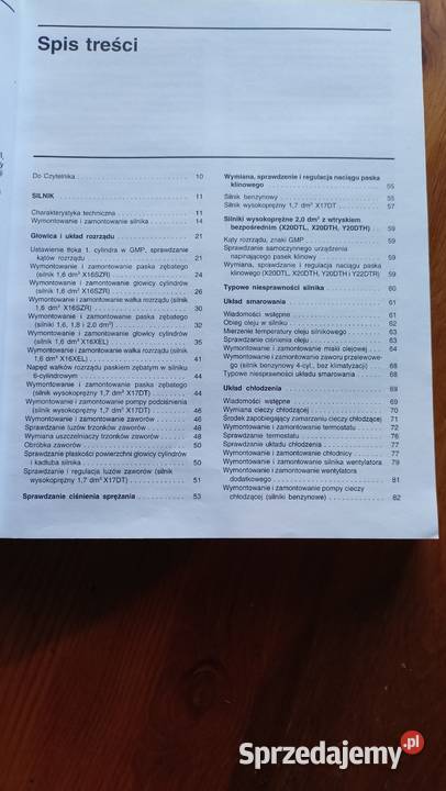 Opel Vectra II książka Sam naprawiam samochód Toruń