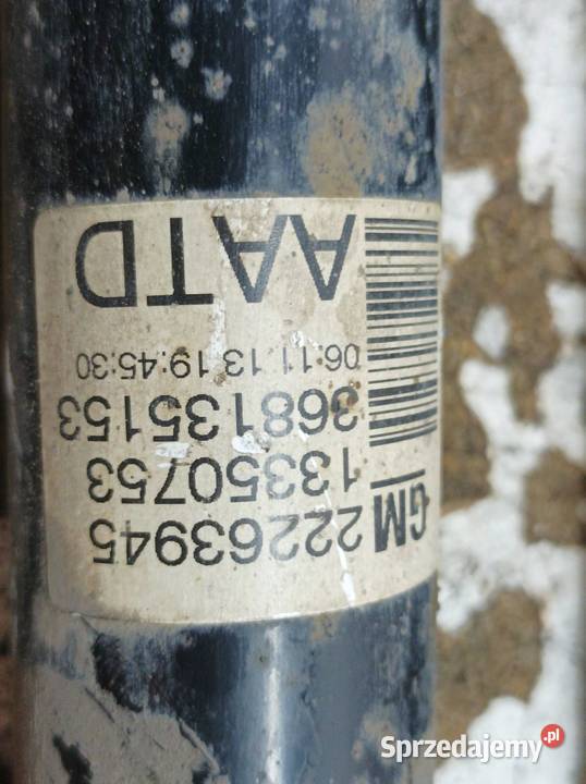 AMORTYZATOR LEWY PRAWY TYŁ SPRĘŻYNY KPL 22263945 sprzedam