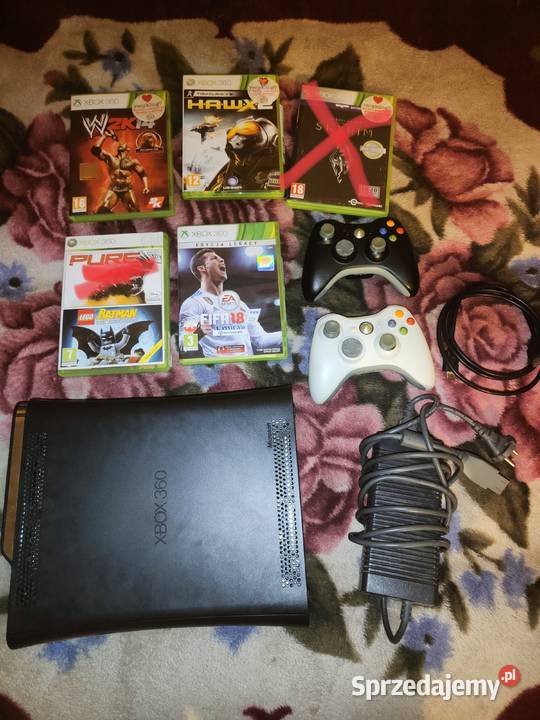 Xbox 360 2 pady plus gry okazja podkarpackie Babice